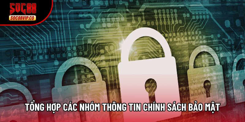 Tổng hợp các nhóm thông tin quan trọng về chính sách bảo mật